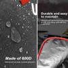Unigear Ski Bag for Air Travel, 360 Fully Padded Protection, Water-Resistant and Durable up to 192cm for Snow Air Travel Transport (Gray) view 4