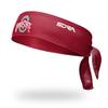 College Tie Headband - College Basketball, Baseball, and Game Day (The Ohio State University Red Tie Headband) view 1