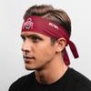 College Tie Headband - College Basketball, Baseball, and Game Day (The Ohio State University Red Tie Headband) view 2