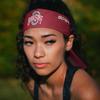 College Tie Headband - College Basketball, Baseball, and Game Day (The Ohio State University Red Tie Headband) view 4