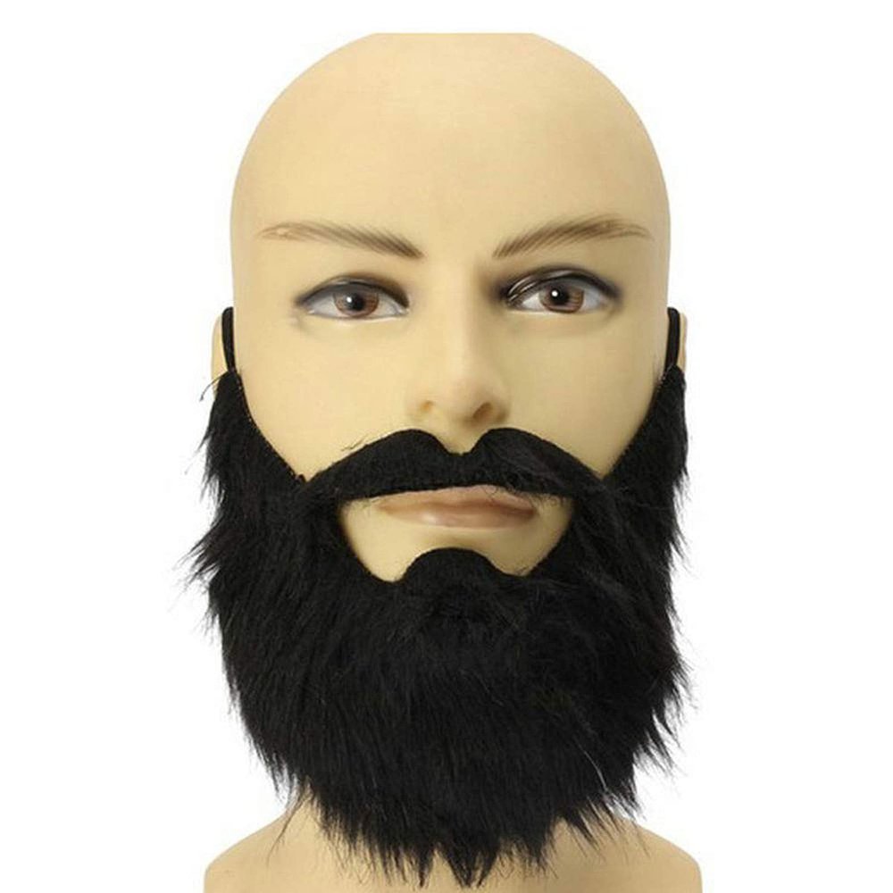 Soochat Halloween Beard Fake Beard False Beards Funny Mustache for Costume Party Supplies