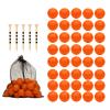 Bac-kitchen 40 Pack Foam Golf Practice Balls - Realistic Feel and Limited Flight Training Balls for Indoor or Outdoor view 1