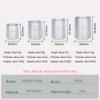 Boundless Voyage Double Walled Titanium Cup Insulated Mug Anti-scalding Outdoor Camping Tableware 120ml 180ml 300ml 450ml (4 PCS) view 3