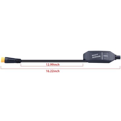 BAFANG Gear Sensor for Mid Motor : Shift Sensor for Mid Drive Electric Bike Conversion Kit BBS02 BBSHD BBS02B BBS01 - Ebike Derailleur Shifter Cable Parts with 3Pin Male Connector (16.9 inch)