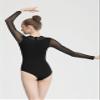 Dance Elite Tour Jete Black Leotard for Women - Long Sleeved Women's Ballet Leotard view 2