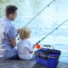 Naysku Fishing Bucket, Portable Folding Fishing Container, Live Fish Container Multi-Functional Fish Live Lures Bucket Outdoor Fishing Bag, Keep The Bait Fresh Or Fish Catch Alive view 3