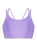 Hansber Kids Girls Sleeveless V Neck Dance Crop Top Ruffle Sleeve T-Shirt Blouse Gym Yoga Sport Bras Activewear V Neck_f 16 view 1