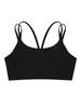 Hansber Kids Girls Sleeveless V Neck Dance Crop Top Ruffle Sleeve T-Shirt Blouse Gym Yoga Sport Bras Activewear V Neck_a 16 view 3