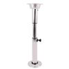 KPfaster Table Pedestal Stand, Height Adjustable Table Pedestal Stand Base 28 inch 71cm for Marine Boat Yacht Caravan Motorhome Workroom Aluminum Silver (US Stock) view 2
