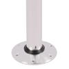 KPfaster Table Pedestal Stand, Height Adjustable Table Pedestal Stand Base 28 inch 71cm for Marine Boat Yacht Caravan Motorhome Workroom Aluminum Silver (US Stock) view 4