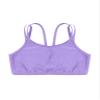 Hansber Kids Girls Sleeveless V Neck Dance Crop Top Ruffle Sleeve T-Shirt Blouse Gym Yoga Sport Bras Activewear V Neck_f 12 view 3