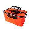 Naysku Fishing Bucket, Portable Folding Fishing Container, Live Fish Container Multi-Functional Fish Live Lures Bucket Outdoor Fishing Bag, Keep The Bait Fresh Or Fish Catch Alive view 1