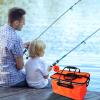 Naysku Fishing Bucket, Portable Folding Fishing Container, Live Fish Container Multi-Functional Fish Live Lures Bucket Outdoor Fishing Bag, Keep The Bait Fresh Or Fish Catch Alive view 4