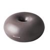Elecom HCF-BBDMGY Balance Ball, 17.7 inches (45 cm), Eclear Sports Donut Type, Medium, No Rolling, Pump Included, Gray view 1