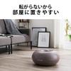 Elecom HCF-BBDMGY Balance Ball, 17.7 inches (45 cm), Eclear Sports Donut Type, Medium, No Rolling, Pump Included, Gray view 3