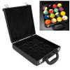 Niiyen Billiard Balls Box, Snooker Billiard Balls Storage Box Pool Carrying Case Accessory with Carry Handle, Billiard Balls Storage Case for 16 Balls view 3