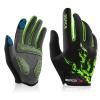 BEACE Gloves for Cycling Bike Biking with Touch Screen-Full Finger Mountain Bike Workout Road Gloves with Anti-Slip Silicone Palm for Men Women (Green, S) view 1