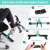 Folding Pedal Exerciser Mini Exercise Bike Portable Foot Peddler Desk Bike Arm and Leg Peddler Machine with LCD Monitor(Green) view 3