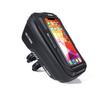 WILD MAN 1L Quick Release Waterproof Bike Front Frame Bag Phone Holder with Touch Screen Top for Mountain Road Bike MTB Cycling (XS2, Black) view 2