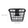BESPORTBLE Bike Front Basket Metal Net Electric Black Handlebar Basket with Lid for Bike Handle Frame Bicycle Rack for Mountain Road Bike view 2
