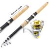 H/A 2.1m Rotating Fishing Rod Reel Set, Beginner Fishing Set, Multi-Function Fishing Tackle Set with Bag, Fishing Rod and Reel Bait Fishing Line Combination Trout Fishing Rod Set ZYHYD (Size : 2.1m) view 4