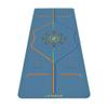 Liforme Printed Yoga Mat  Free Yoga Bag Included - Patented Alignment System, Warrior-like Grip, Non-slip, Eco-friendly, Sweat-Resistant, Long, Wide, 4.2mm thick mat for comfort view 1