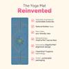 Liforme Printed Yoga Mat  Free Yoga Bag Included - Patented Alignment System, Warrior-like Grip, Non-slip, Eco-friendly, Sweat-Resistant, Long, Wide, 4.2mm thick mat for comfort view 3