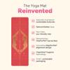 Liforme Zodiac New Year Collection - Free Yoga Bag, Patented Alignment System, Warrior-like Grip, Non-Slip, Eco-friendly, Sweat-resistant, Long, Wide and Thick for Comfort - Phoenix view 3