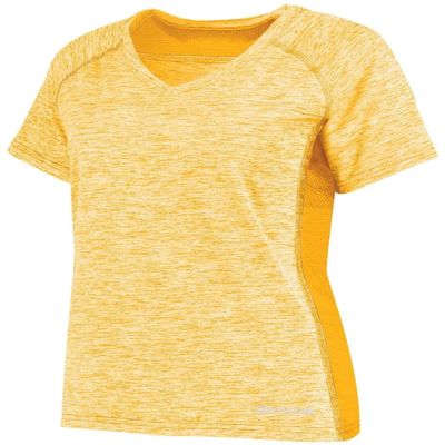 Holloway Sportswear Womens Electrify Coolcore Tee 2XL Gold Heather