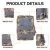 Gogoku 3-Pack Combo Molle Pouch Water Bottle Pouch Holder Tactical Molle Pouches Compact Utility EDC Waist Bag Pack ACU view 2