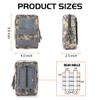 Gogoku 3-Pack Combo Molle Pouch Water Bottle Pouch Holder Tactical Molle Pouches Compact Utility EDC Waist Bag Pack ACU view 3