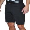 Smitty | FBS-171 | Football & Lacrosse Shorts | Solid Black | 9" Inseam | Premium Polyester Fabric (52) view 1