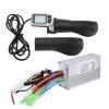 36V/48V 350W Motor Brushless Speed Controller with 124DX Half Throttle Grip & LCD Display for Electric Electric Scooter view 1