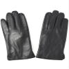 YISEVEN Men's Touchscreen Sheepskin Winter Leather Gloves Flat Design Fleece Fur Lined Luxury Plain Stylish Soft Hand Warm Fur Heated Lining Dress Driving Motorcycle Work Gifts, Black 8.5"/S view 2