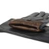 YISEVEN Men's Touchscreen Sheepskin Winter Leather Gloves Flat Design Fleece Fur Lined Luxury Plain Stylish Soft Hand Warm Fur Heated Lining Dress Driving Motorcycle Work Gifts, Black 8.5"/S view 4