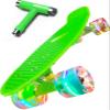 Deleven 22" Skateboard with Bright LED Wheels, Skate Tool, ABEC 7 Bearings - for Kids Beginners Adults view 1