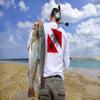 Made in USA Fishing Shirts for Men Long Sleeve Lightweight Dri Fit UPF 40+ Sun Protection Quick Dry Running Hiking Tshirts view 3