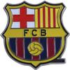Auto Emblem Decal Compatible with FC Barcelona Premium Solid Metal Color Raised Soccer Barca Football Club view 1