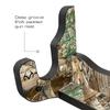 Rush Creek Creations | Indoor 1-Gun Rack for Wall for Shooting Rifles and Airsoft Shotguns, Single Gun Storage for Real Guns/Firearms, Realtree Edge Camo view 4