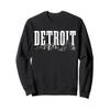 Detroit Skyline Pride Vintage Detroit Michigan Sweatshirt view 1