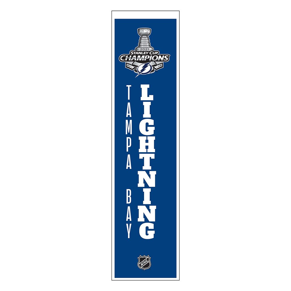 Winning Streak NHL Heritage Wall Banners (Tampa Bay Lightning 2021 Stanley Cup Heritage)