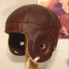Leather Football Helmet Red Grange Era Full Size view 2