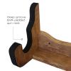 Rush Creek Creations | Indoor 1-Gun Rack for Wall for Shooting Rifles and Airsoft Shotguns, Single Gun Storage for Real Guns/Firearms, American Cherry view 4