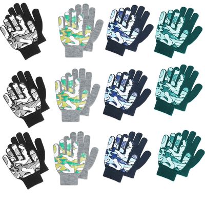 Gelante Toddler/Children Winter Knitted Magic Gloves Wholesale Lot 70-9935-(2-6)