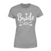 Bride and Bride Tribe Bachelorette Bridal Party Gear Women Wedding T-Shirt Sport Grey view 1