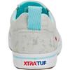 XTRATUF Women's Sharkbyte Durable Water-Resistant Breathable Slip-Resistant Fishing Eco Deck Shoes, Grey, 6 view 4