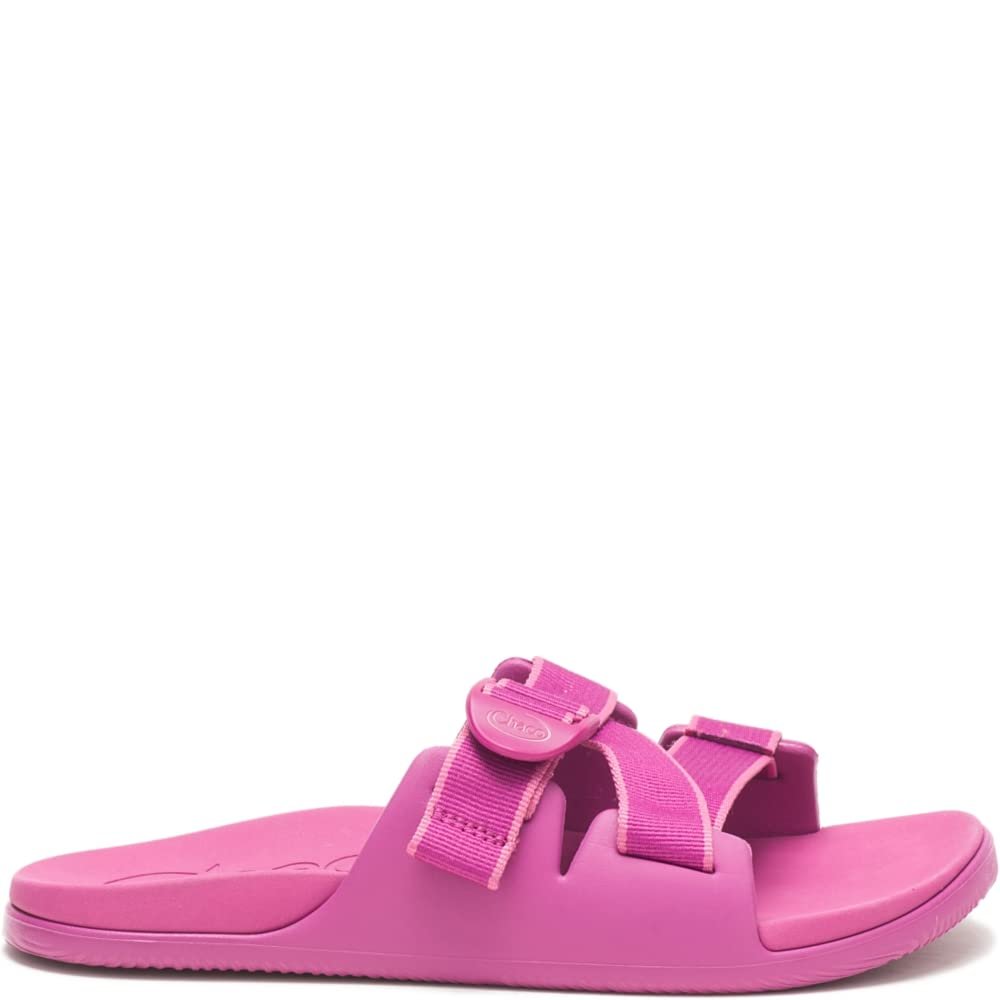 Chaco Women's Chillos Slide Sandal, Outskirt Fuchia, 5