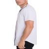 WEIV GEAR Mens Baseball Jersey  Button Down Short Sleeve T-Shirts Active Team Sports Uniforms Plain Tee Top STS0171 WHTBLK 2XL view 2