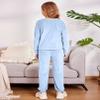 Arshiner Kids 2 Piece Outfits Girls Cute Pullover Sweatshirts Soft Casual Winter Fall Blue Size 7-8Y view 4