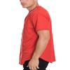 WEIV GEAR Mens Baseball Jersey  Button Down Short Sleeve T-Shirts Active Team Sports Uniforms Plain Tee Top STS0171 LREDWHT M view 2